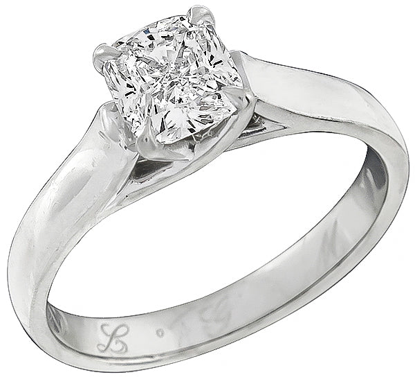 GIA Certified 1.01ct Diamond Engagement Ring