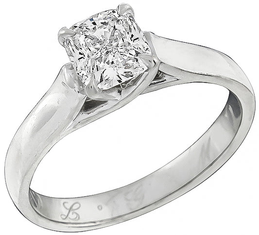 GIA Certified 1.01ct Diamond Engagement Ring