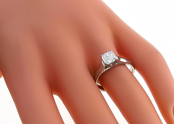GIA Certified 1.01ct Diamond Engagement Ring