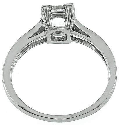 GIA Certified 1.02ct Diamond Engagement Ring