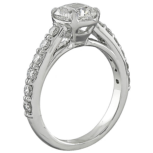 GIA Certified 1.06ct Diamond Engagement Ring