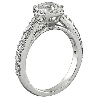 GIA Certified 1.06ct Diamond Engagement Ring