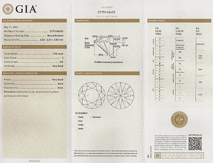 GIA Certified 1.06ct Diamond Halo Engagement Ring