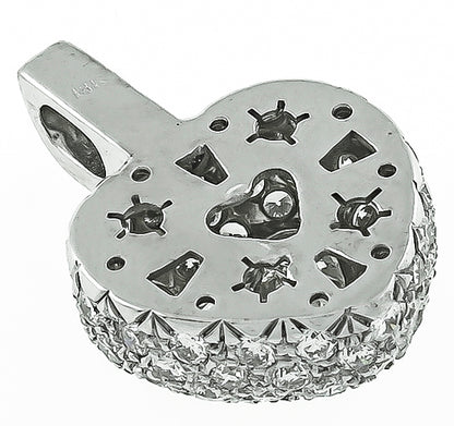 GIA Certified 1.06ct Diamond Heart Pendant