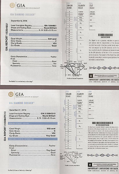 GIA Certified 1.06ct Diamond Stud Earrings