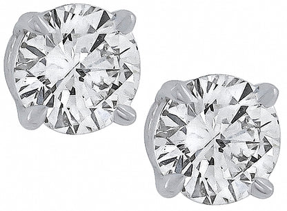 GIA Certified 1.12ct Diamond Stud Earrings