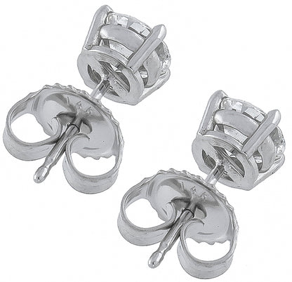 GIA Certified 1.12ct Diamond Stud Earrings