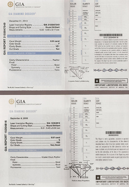 GIA Certified 1.12ct Diamond Stud Earrings