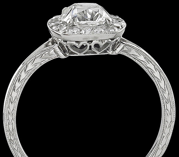 GIA Certified 1.16ct Diamond Engagement Ring