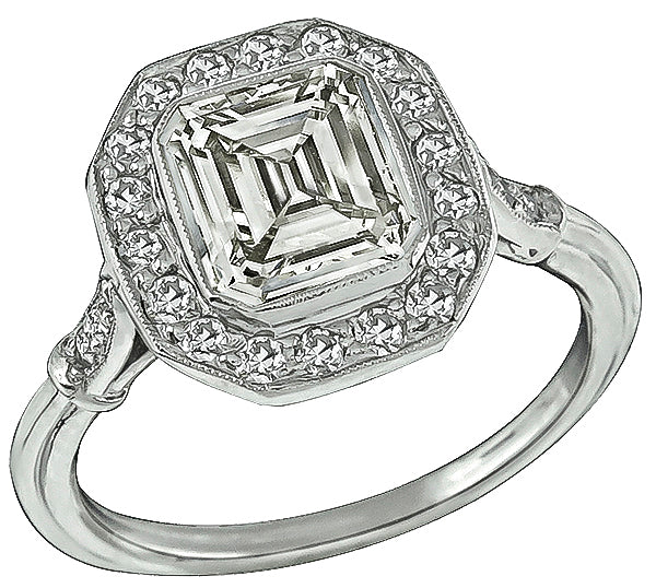 GIA Certified 1.17ct Diamond Engagement Ring