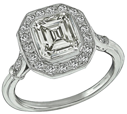 GIA Certified 1.17ct Diamond Engagement Ring