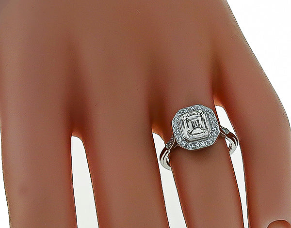 GIA Certified 1.17ct Diamond Engagement Ring