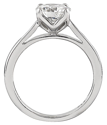 GIA Certified 1.18ct Diamond Engagement Ring