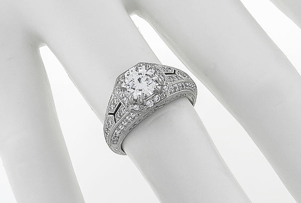 GIA Certified 1.21ct Diamond Engagement Ring