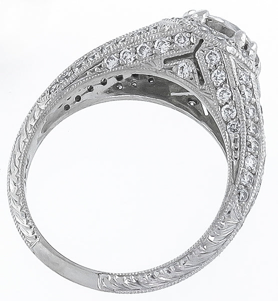 GIA Certified 1.21ct Diamond Engagement Ring