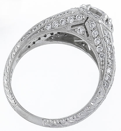 GIA Certified 1.21ct Diamond Engagement Ring