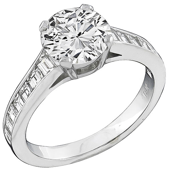 GIA Certified 1.44ct Diamond Engagement Ring
