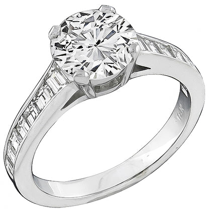 GIA Certified 1.44ct Diamond Engagement Ring