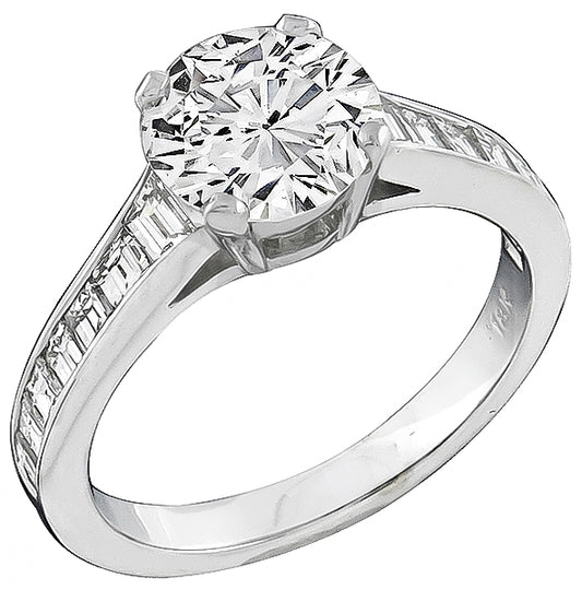 GIA Certified 1.44ct Diamond Engagement Ring