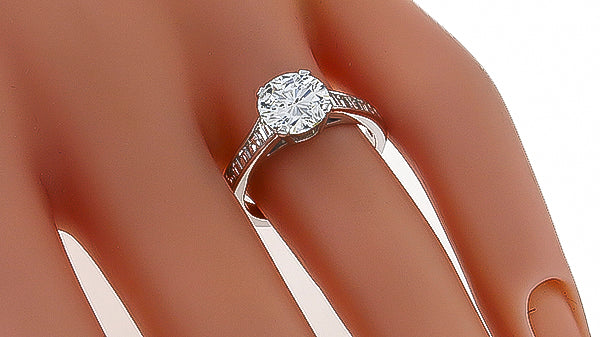 GIA Certified 1.44ct Diamond Engagement Ring