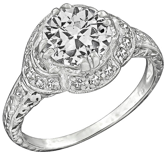 GIA Certified 1.62ct Diamond Engagement Ring