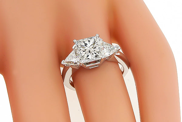 GIA Certified 2.01ct Diamond Engagement Ring