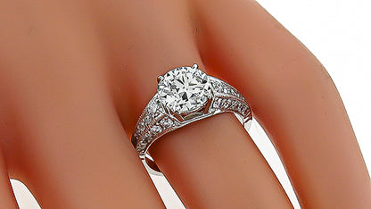 GIA Certified 2.02ct Diamond Engagement Ring