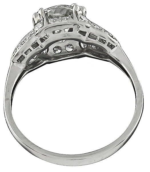 GIA Certified 2.05ct Diamond Engagement Ring