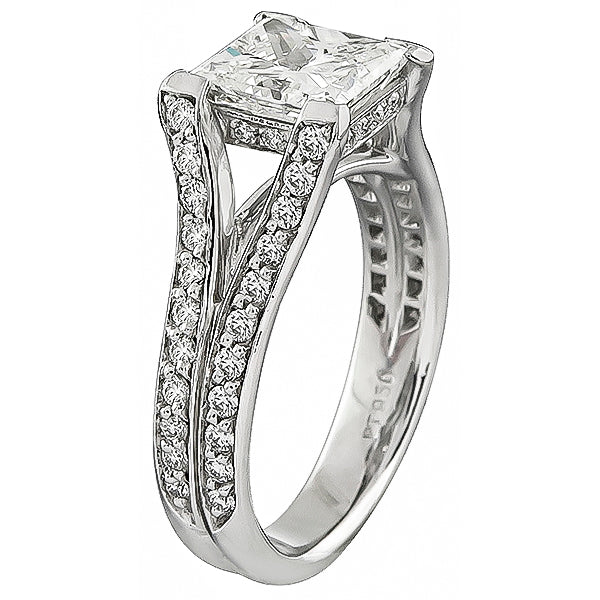 GIA Certified 2.06ct Diamond Engagement Ring