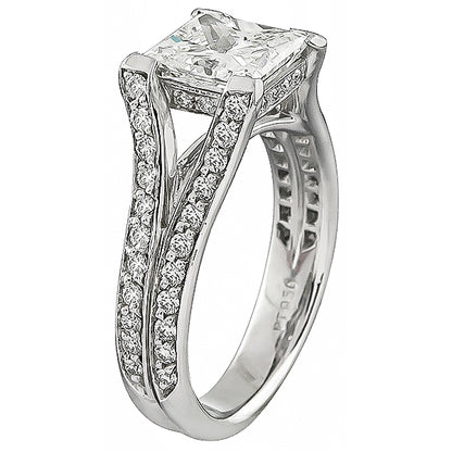 GIA Certified 2.06ct Diamond Engagement Ring