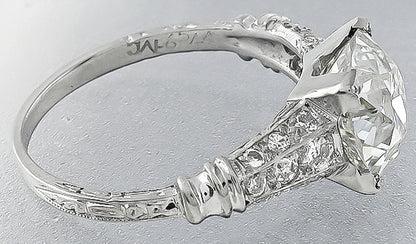 GIA Certified 2.50ct Diamond Engagement Ring