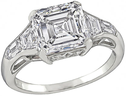 GIA Certified 3.01ct Diamond Engagement Ring