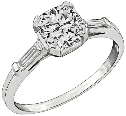 GIA Certified Internally Flawless 1.33ct Diamond Engagement Ring