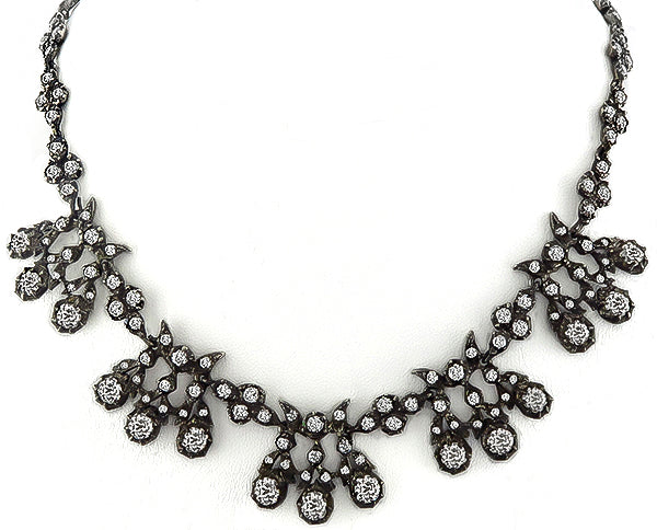Georgian 18.75ct Diamond Necklace