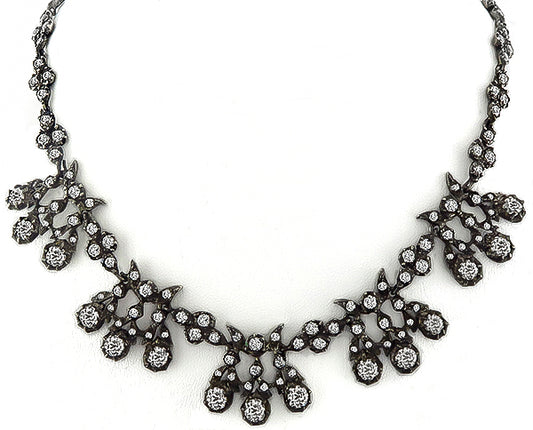 Georgian 18.75ct Diamond Necklace