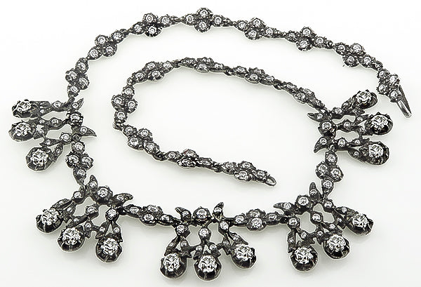 Georgian 18.75ct Diamond Necklace