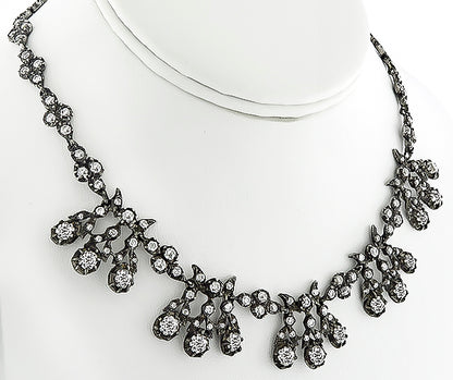 Georgian 18.75ct Diamond Necklace