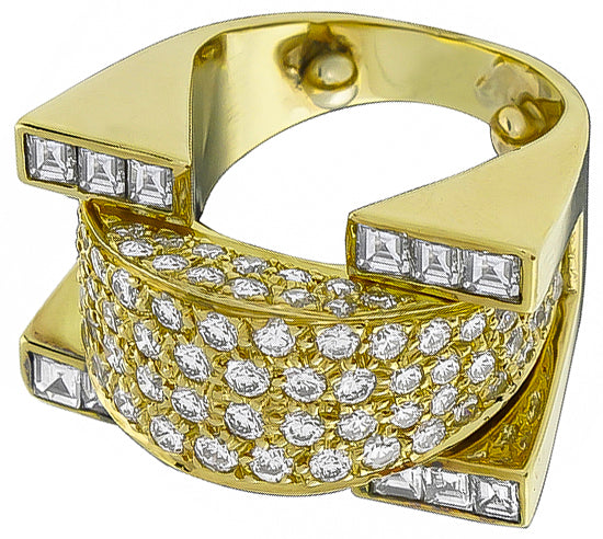 Krypell 3.50ct Diamond Gold Ring