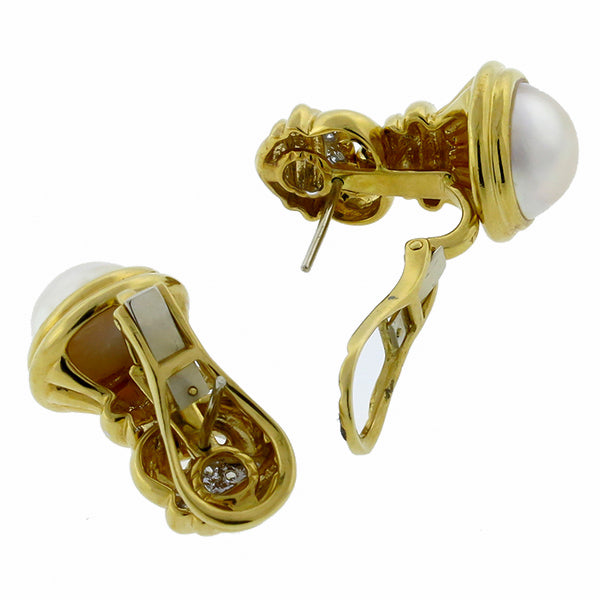 Mabe Pearl Earrings
