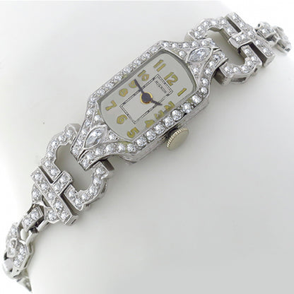 Mignon Art Deco 4.80ct Diamond   Watch