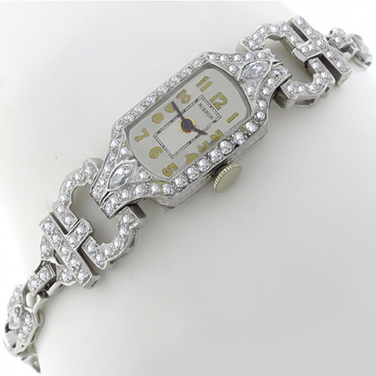 Mignon Art Deco 4.80ct Diamond   Watch