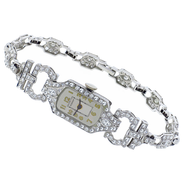 Mignon Art Deco 4.80ct Diamond   Watch