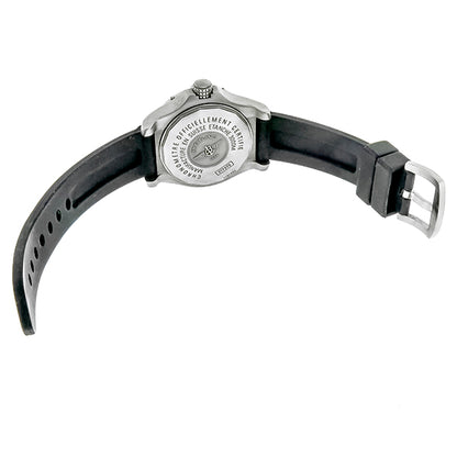 Breitling Chronometre Automatic Stainless Steel Watch with Rubber Strap