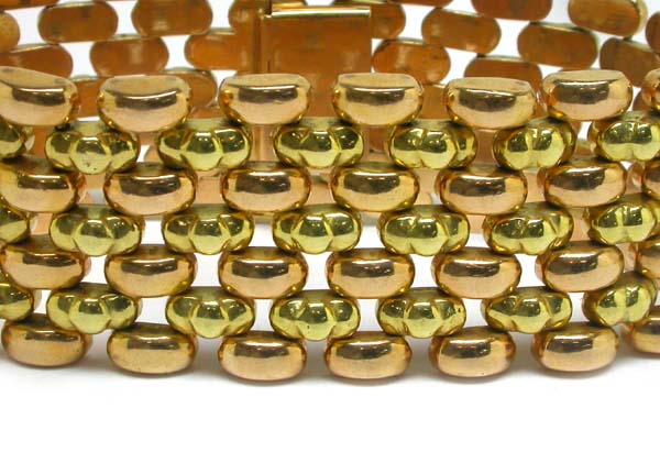 Retro 1940's 18k Two-tone Gold Bracelet