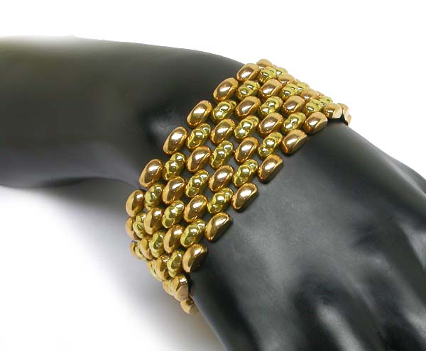 Retro 1940's 18k Two-tone Gold Bracelet