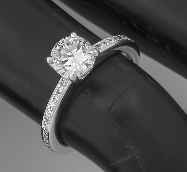 Ritani 0.86ct Diamond 18k Gold Ring