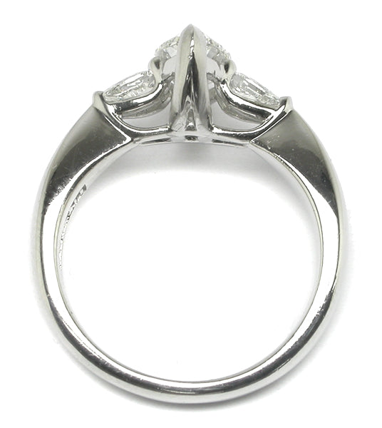 Ritani 1.15ct Marquise Cut Diamond Platinum Engagement Ring