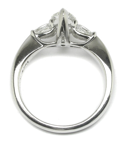 Ritani 1.15ct Marquise Cut Diamond Platinum Engagement Ring