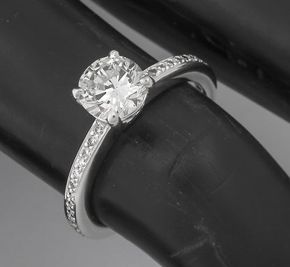 Ritani Diamond Gold Ring Israel Rose