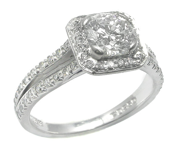 Scott Kay 1.02ct Diamond Platinum Engagement Ring